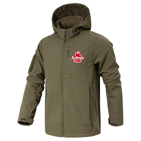 Men's Arbys Jacket Waterproof Hooded Coats Tactical Soft Shell Jackets