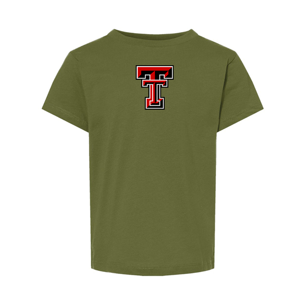 Texas Tech Red Raiders  BELLA  CANVAS Toddler Jersey Tee