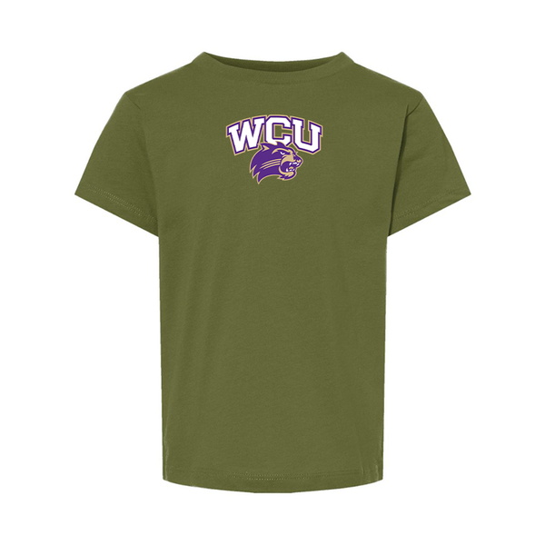Western Carolina Catamounts BELLA  CANVAS Toddler Jersey Tee