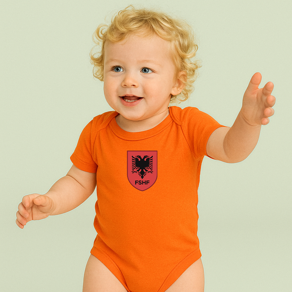 Albania National Soccer Team Baby Romper Onesie