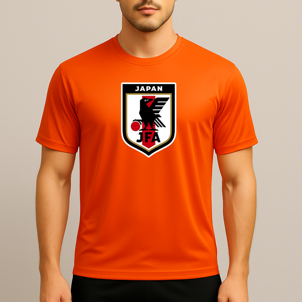 Men's Japan National Soccer Team Polyester T-Shirt