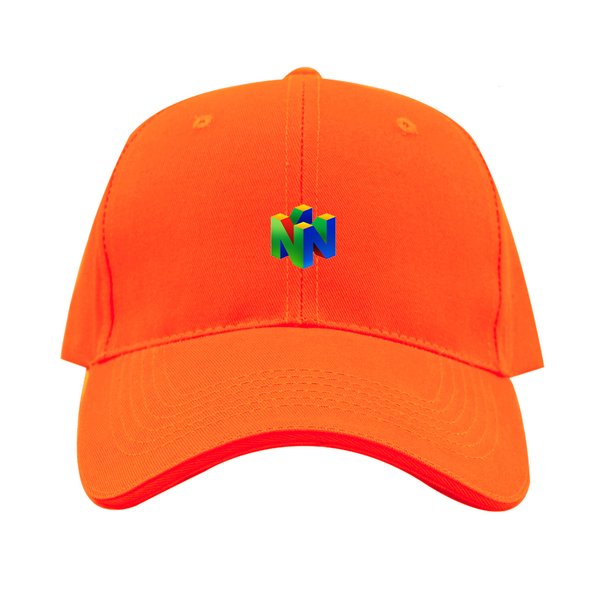 Nintendo N64  Logo  Dad Baseball Cap Hat