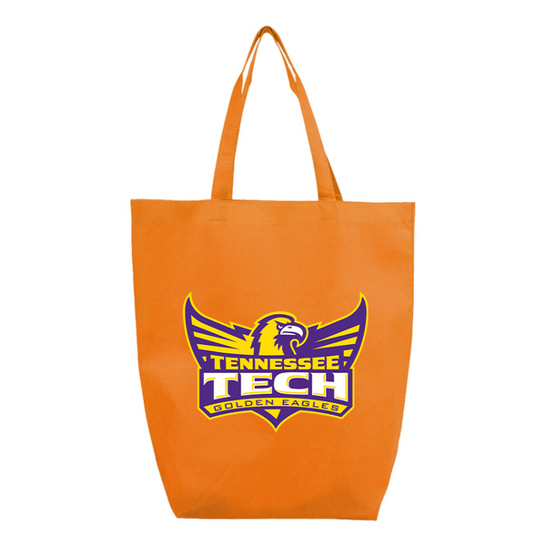 Tennessee Tech Golden Eagles Q-Tees Non-Woven Gusset Bottom Tote