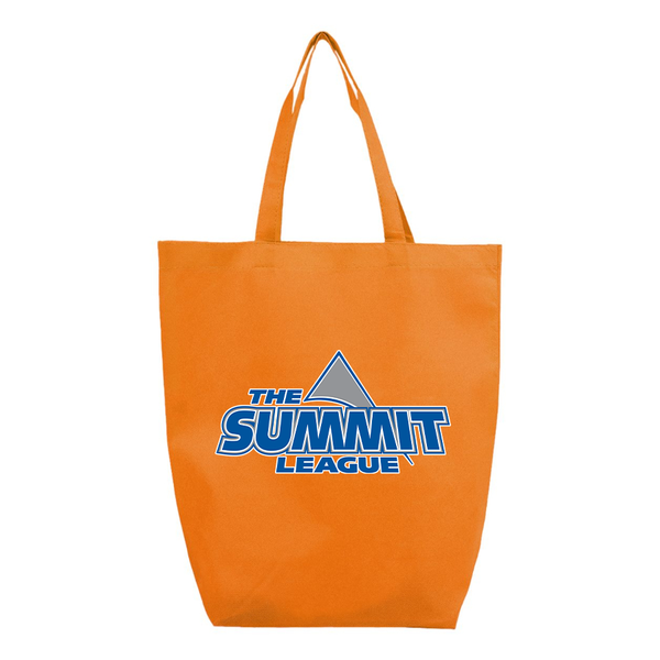 The Summit League Q-Tees Non-Woven Gusset Bottom Tote