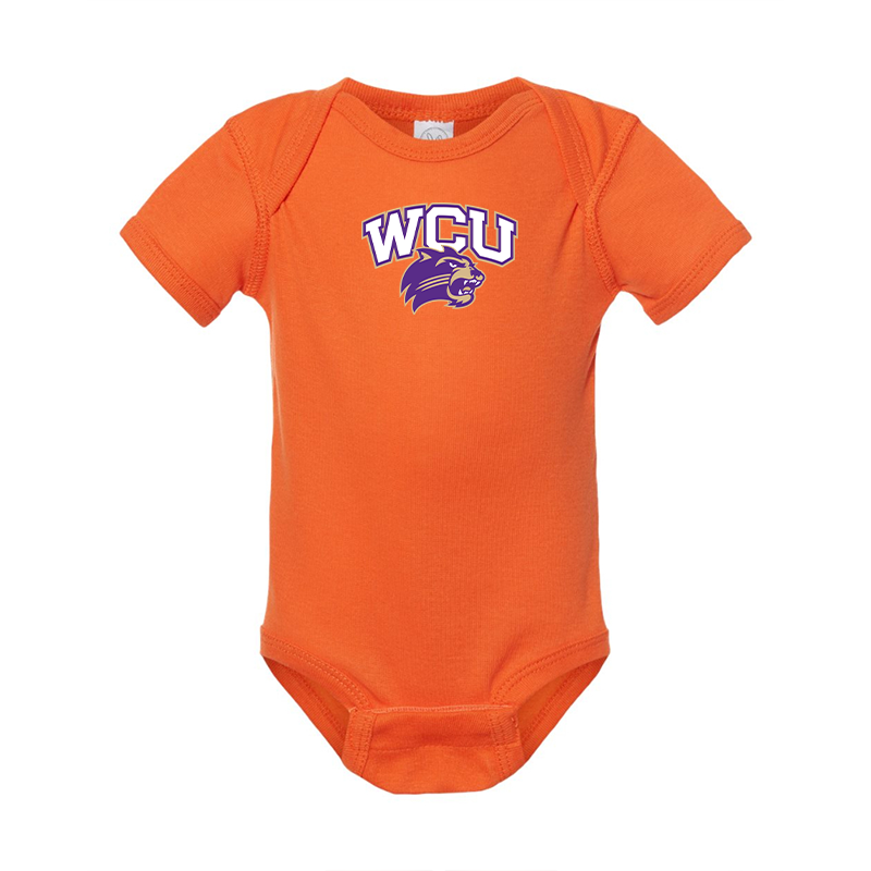 Western Carolina Catamounts  Baby Romper Onesie