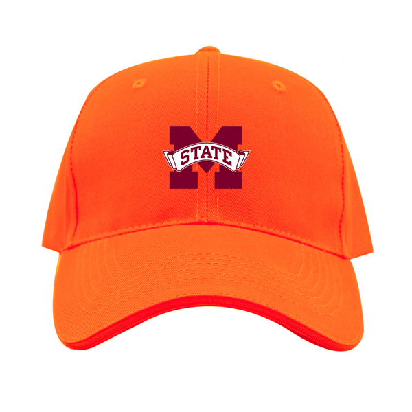 Mississippi State Bulldogs Logo Dad Baseball Cap Hat