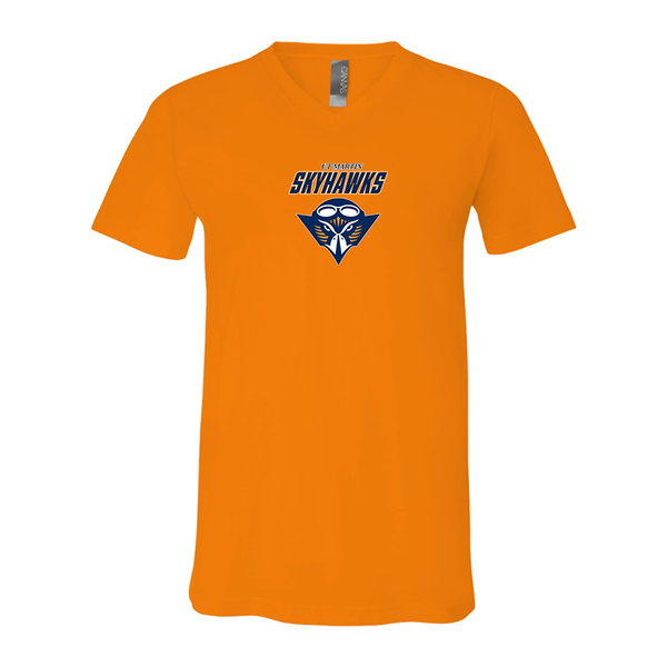 Tennessee Martin Skyhawks BELLA  CANVAS - Jersey V-Neck T-Shirt