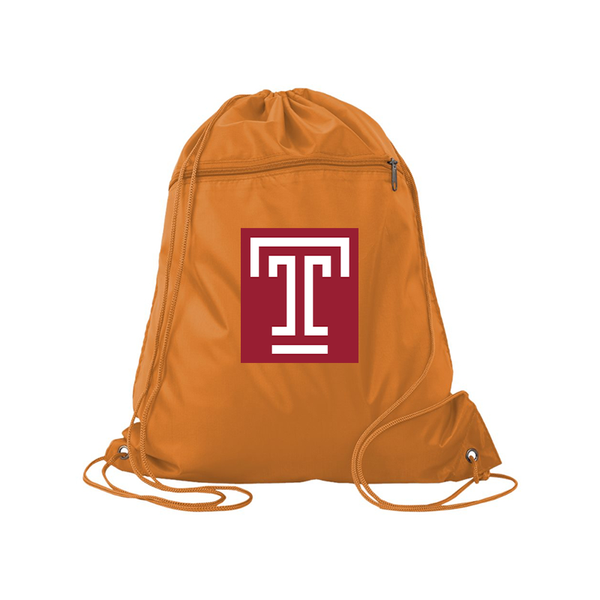 Temple Owls Q-Tees - Polyester Cinchpack