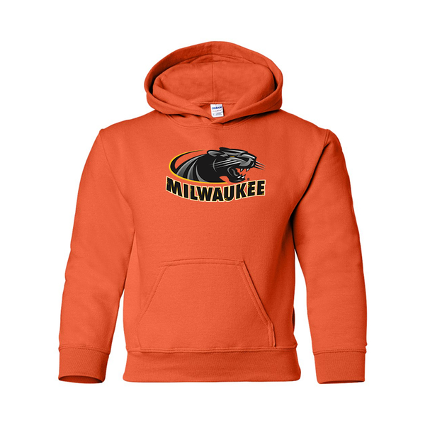 Youth  Wisconsin Milwaukee Panthers Gildan Heavy Blend  Hooded Sweatshirt