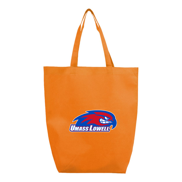 UMass Lowell River Hawks  Q-Tees Non-Woven Gusset Bottom Tote