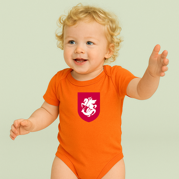 Georgia National Soccer Team Baby Romper Onesie