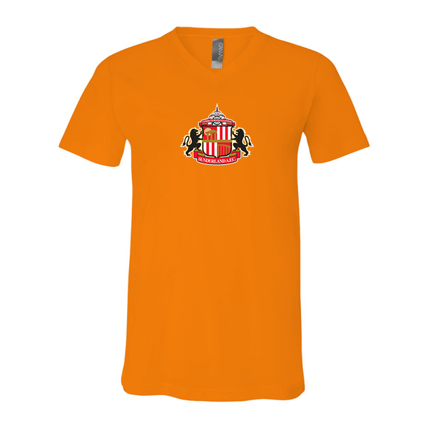 Sunderland AFC Soccer BELLA  CANVAS - Jersey V-Neck T-Shirt