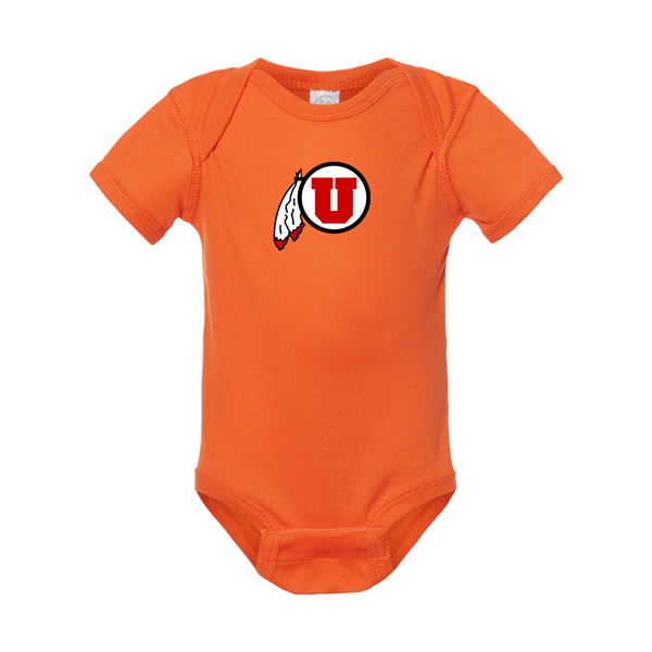 Utah Utes Rabbit Skins Infant Baby Rib Bodysuit