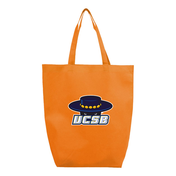 UCSB Gauchos Q-Tees Non-Woven Gusset Bottom Tote
