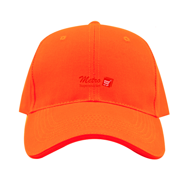 Metro Supermarket Logo  Dad Baseball Cap Hat