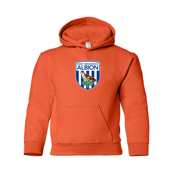 Youth  West Bromwich Albion Soccer Gildan Heavy Blend  Hooded Sweatshirt