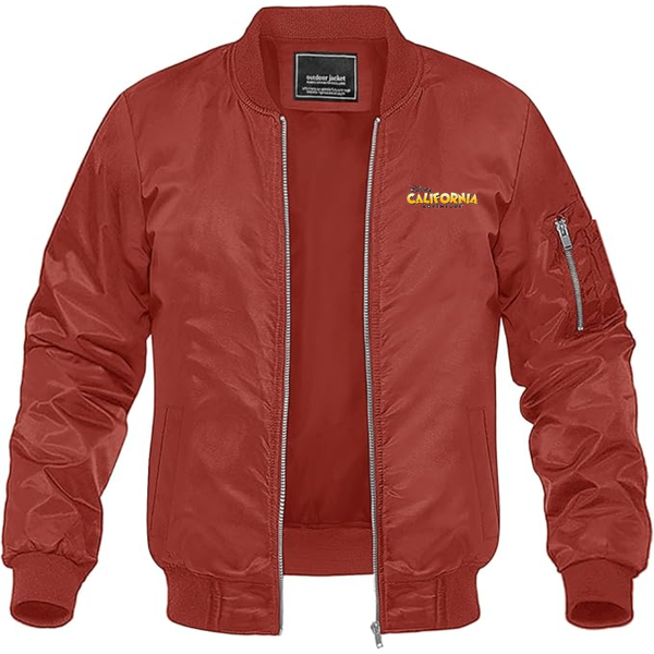 Men's Disney California Adventure Lightweight Bomber Jacket Windbreaker Softshell Varsity Jacket Coat