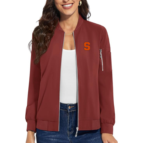 Women's Syracuse Orange  Premium Bomber Jacket Outerwear