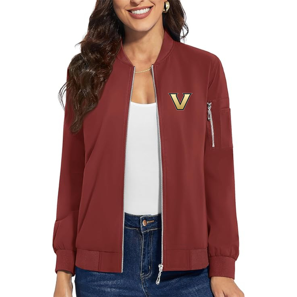 Women's  Vanderbilt Commodores Premium Bomber Jacket Outerwear