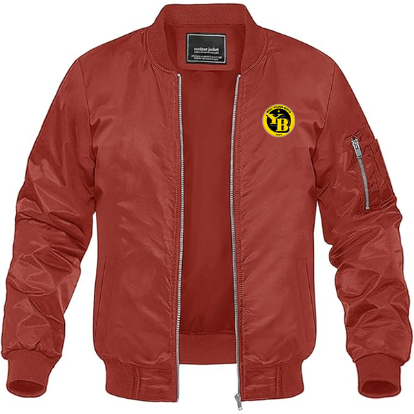 Men's  Young Boys Soccer Lightweight Bomber Jacket Windbreaker Softshell Varsity Jacket Coat