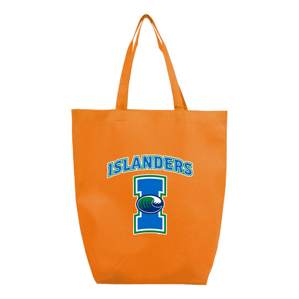 Texas AM CC Islanders  Q-Tees Non-Woven Gusset Bottom Tote