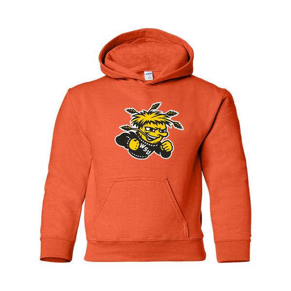 Youth Wichita State Shockers  Gildan Heavy Blend  Hooded Sweatshirt