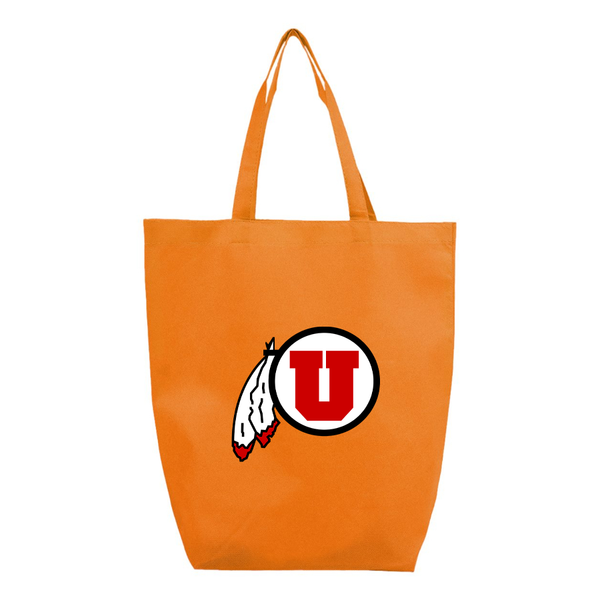 Utah Utes Q-Tees Non-Woven Gusset Bottom Tote