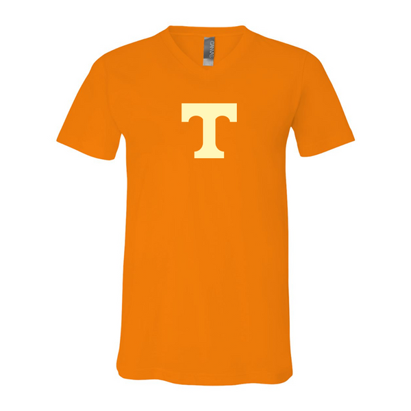 Tennessee Volunteers BELLA  CANVAS - Jersey V-Neck T-Shirt