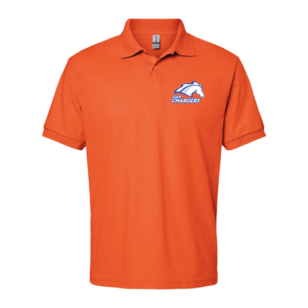 Men's Alabama Huntsville Chargers Wildcats Dry Blend Jersey Polo