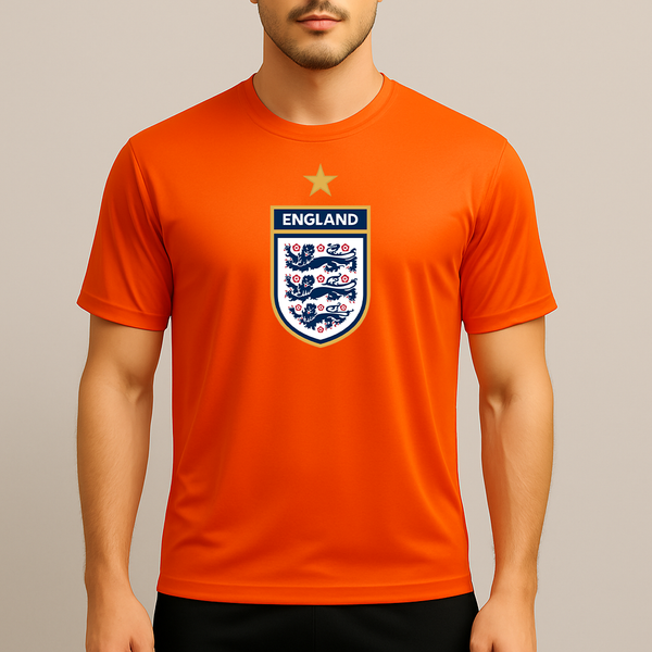 Men's England National Soccer Team Polyester T-Shirt