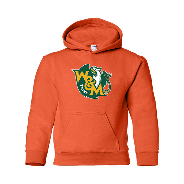 Youth  William and Mary Tribe Gildan Heavy Blend  Hooded Sweatshirt