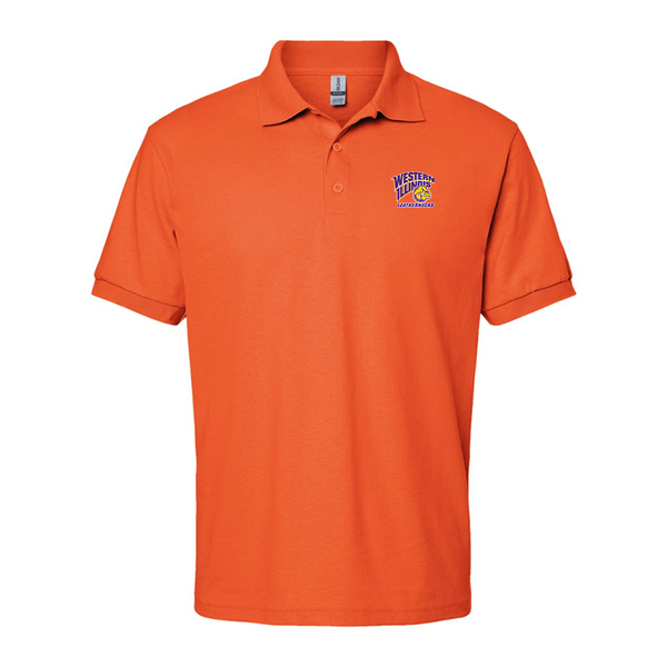 Men's Western Illinois Leathernecks Gildan Dry Blend Jersey Polo