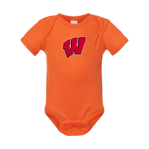 Wisconsin Badgers Rabbit Skins Infant Baby Rib Bodysuit