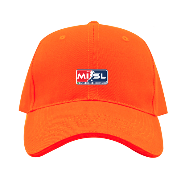 Major Indoor Soccer League Logo  Dad Baseball Cap Hat