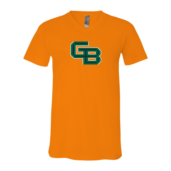 Wisconsin Green Bay Phoenix BELLA  CANVAS - Jersey V-Neck T-Shirt