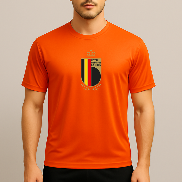 Men's Belgium National Soccer Team Polyester T-Shirt
