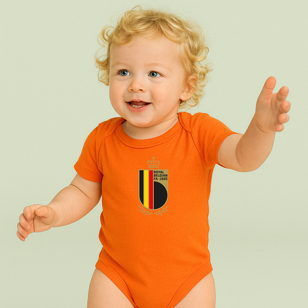 Belgium National Soccer Team Baby Romper Onesie