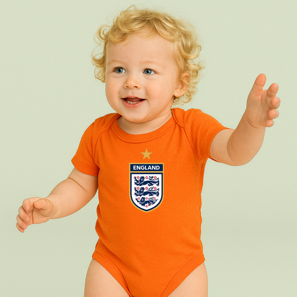 England National Soccer Team Baby Romper Onesie