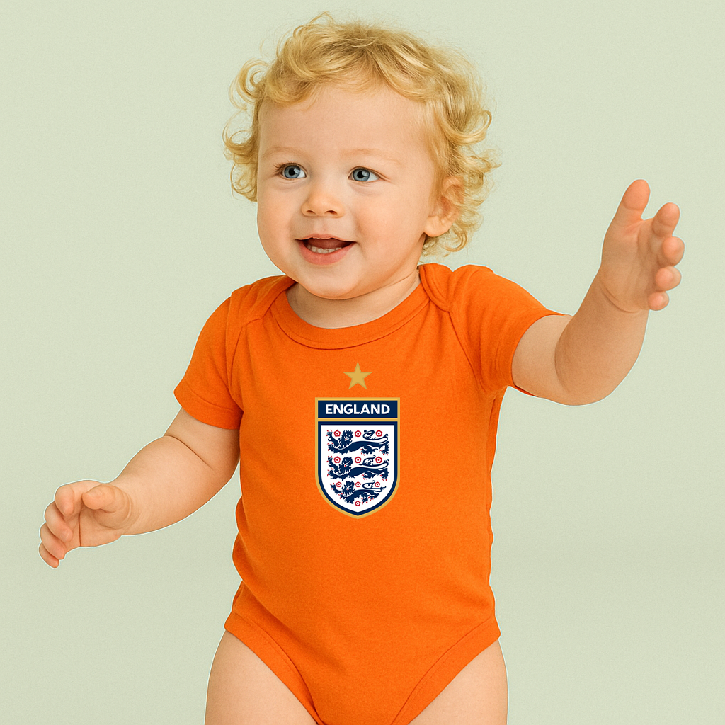 England National Soccer Team Baby Romper Onesie