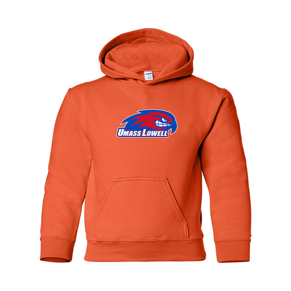 Youth  UMass Lowell River Hawks Gildan Heavy Blend  Hooded Sweatshirt
