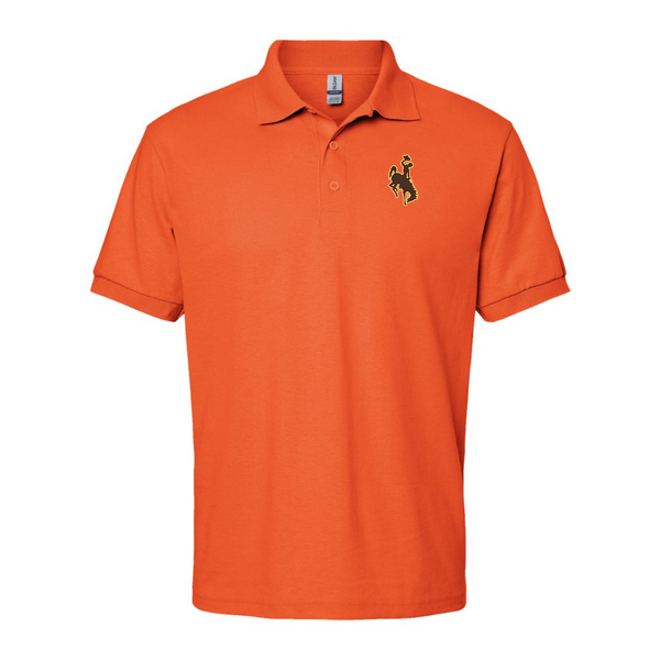 Men's  Wyoming Cowboys Gildan Dry Blend Jersey Polo