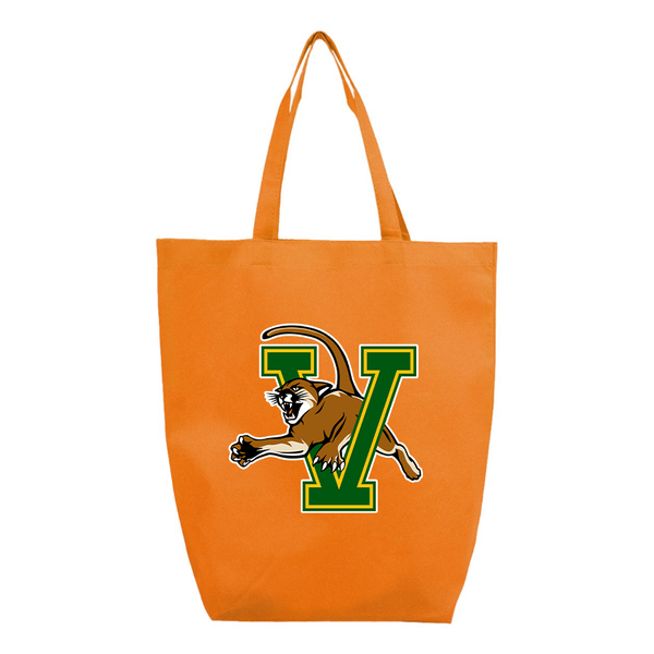 Vermont Catamounts Q-Tees Non-Woven Gusset Bottom Tote