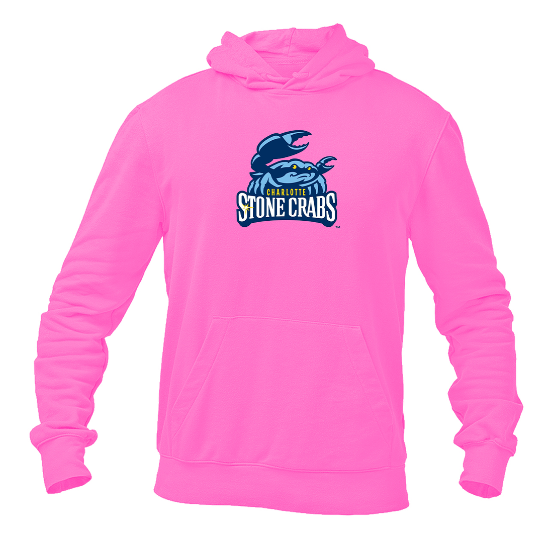 Men's Charlotte Stone Crabs Logo Pullover Hoodie