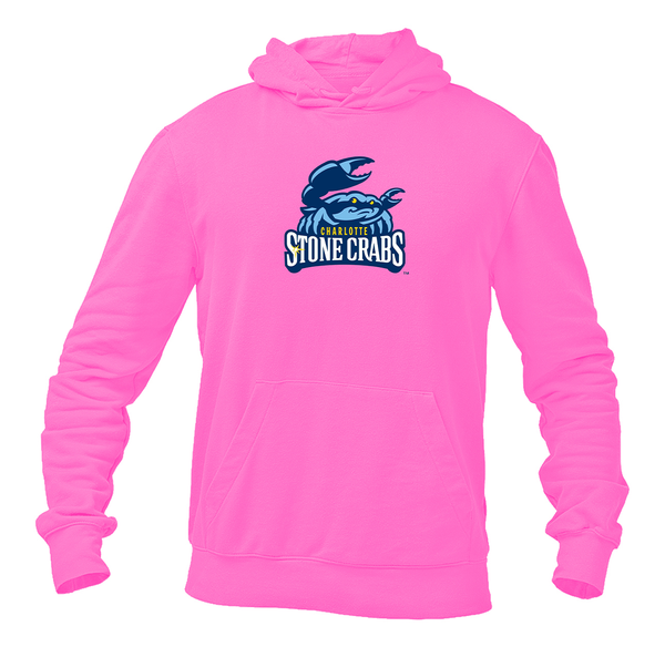 Men's Charlotte Stone Crabs Logo Pullover Hoodie