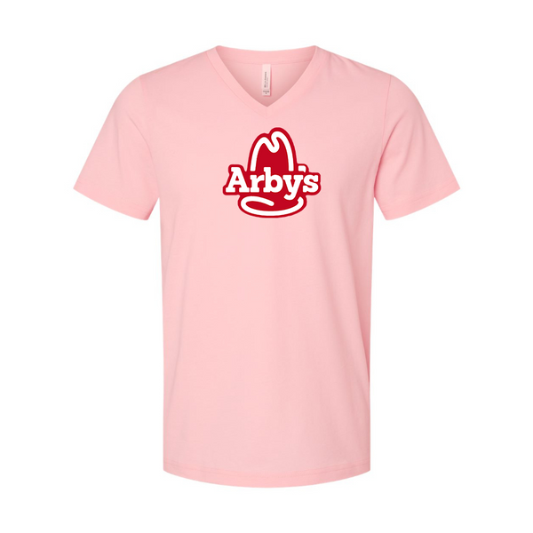 Men's Arbys BELLA + CANVAS - Jersey V-Neck T-Shirt