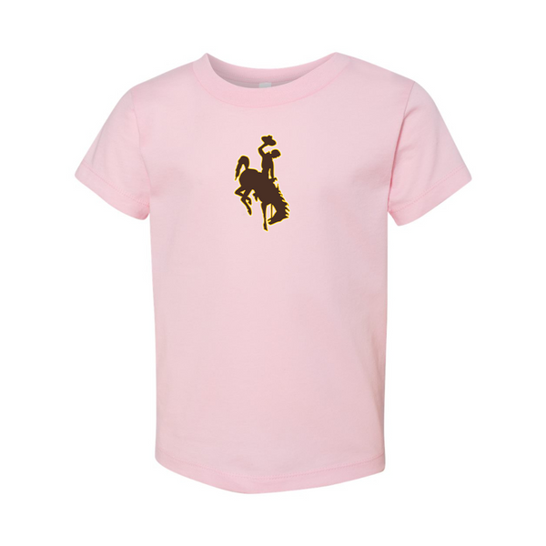 Wyoming Cowboys BELLA  CANVAS Toddler Jersey Tee