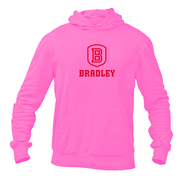 Men's Bradley Braves Softstyle Midweight Hooded Sweatshirt