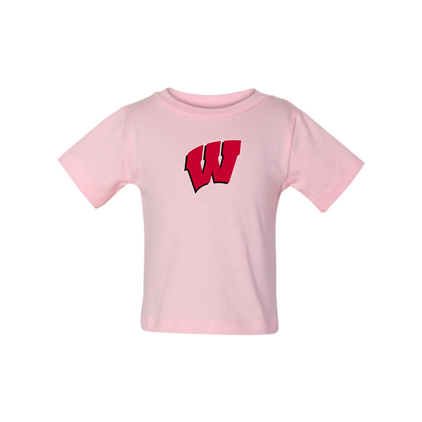 Wisconsin Badgers BELLA CANVAS Infant Jersey Tee
