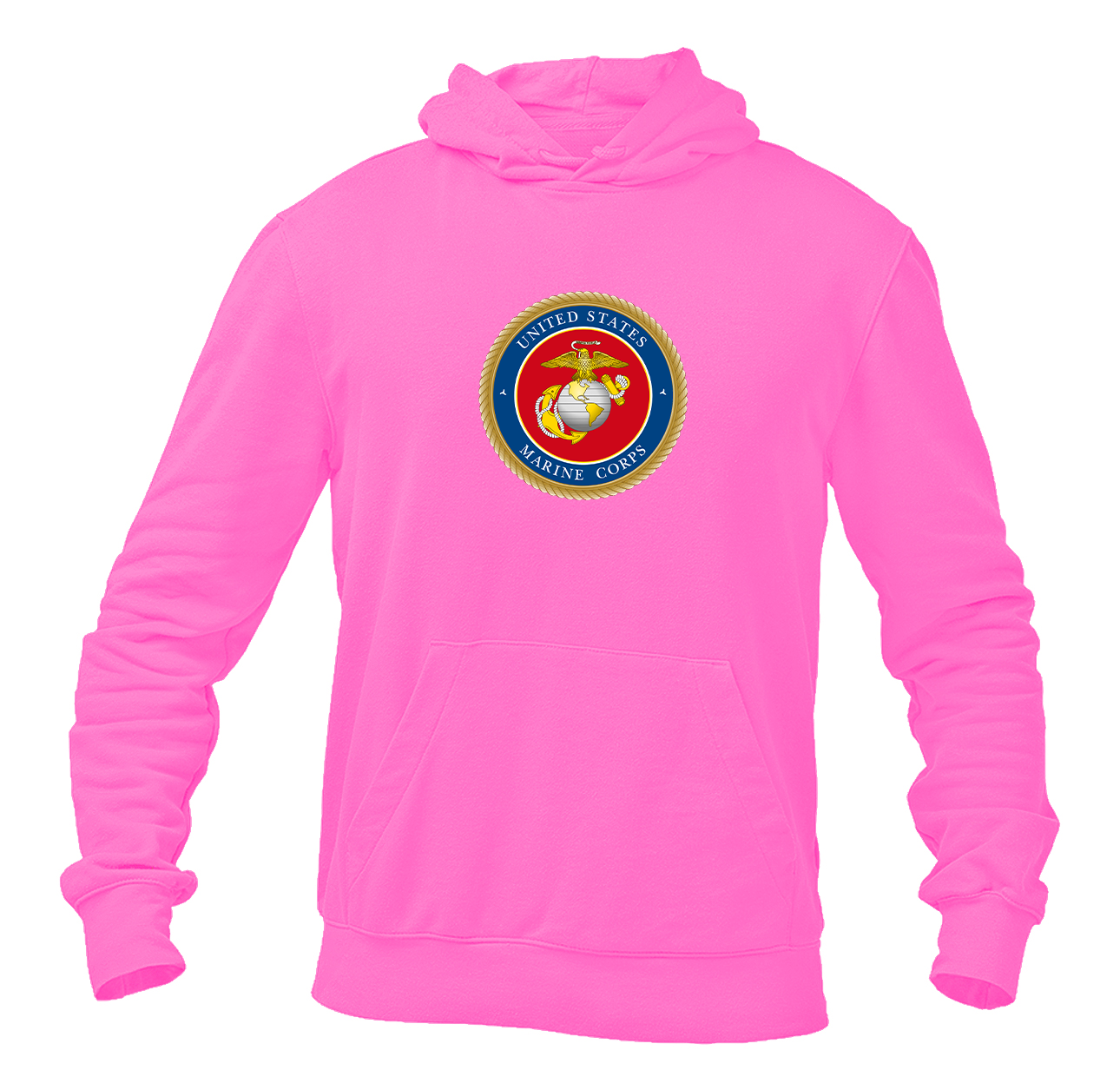 Men's USMC Emblem Pullover Hoodie