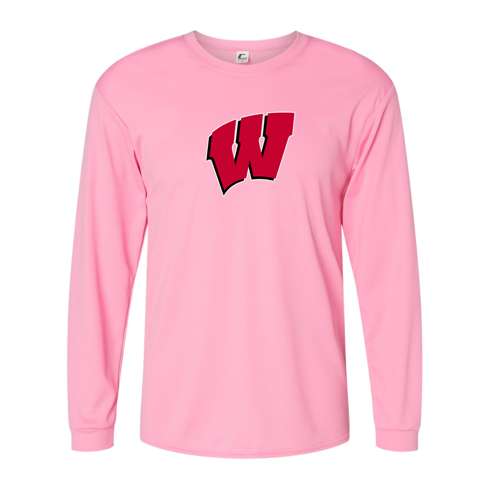 Men's  Wisconsin Badgers Performance Long Sleeve T-Shirt